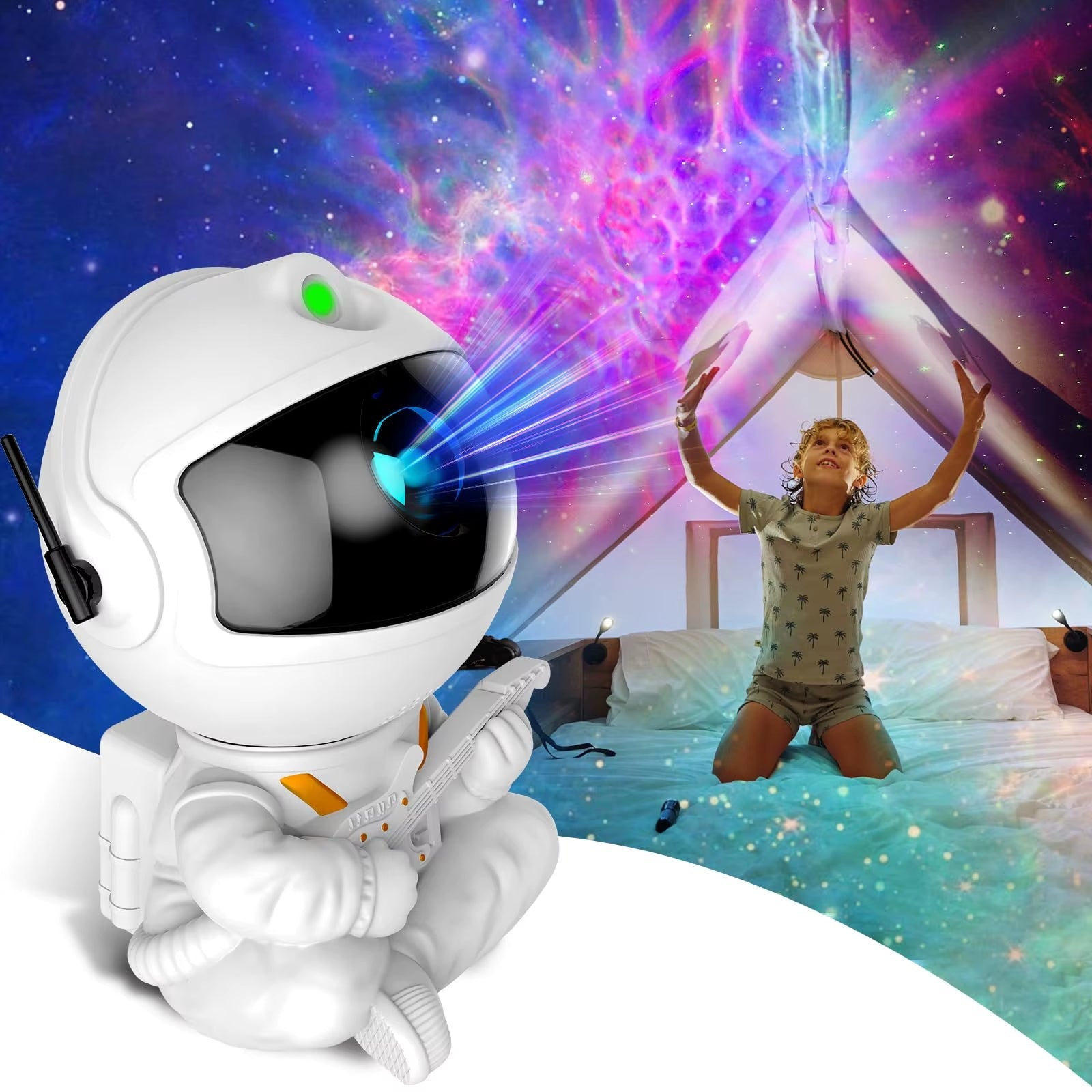 Astronaut Galaxy Projector Night Light for kids - Stellaries